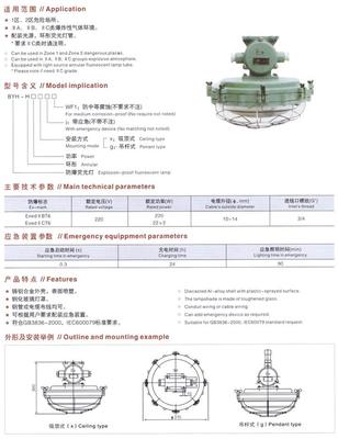 环形荧光灯价格_BYH-H系列防爆环形荧光灯特价_浙江松北防爆电器